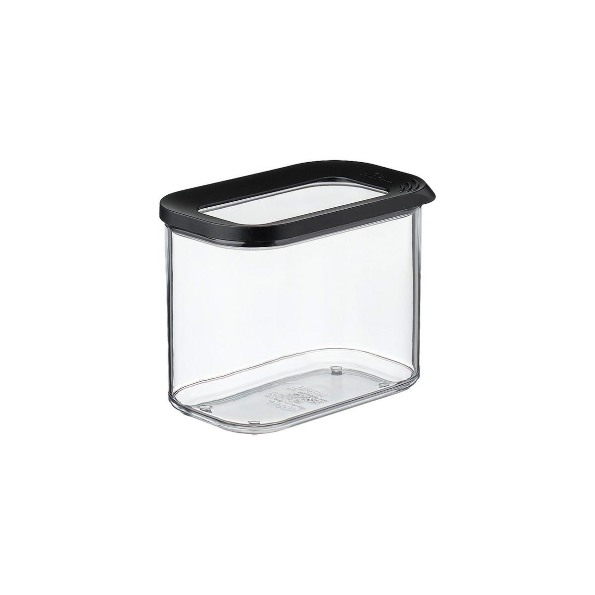 VORRATSDOSEN Modula schwarz 3-tlg. - Schwarz, Kunststoff (14.8/22.8/18.5cm) - Mepal