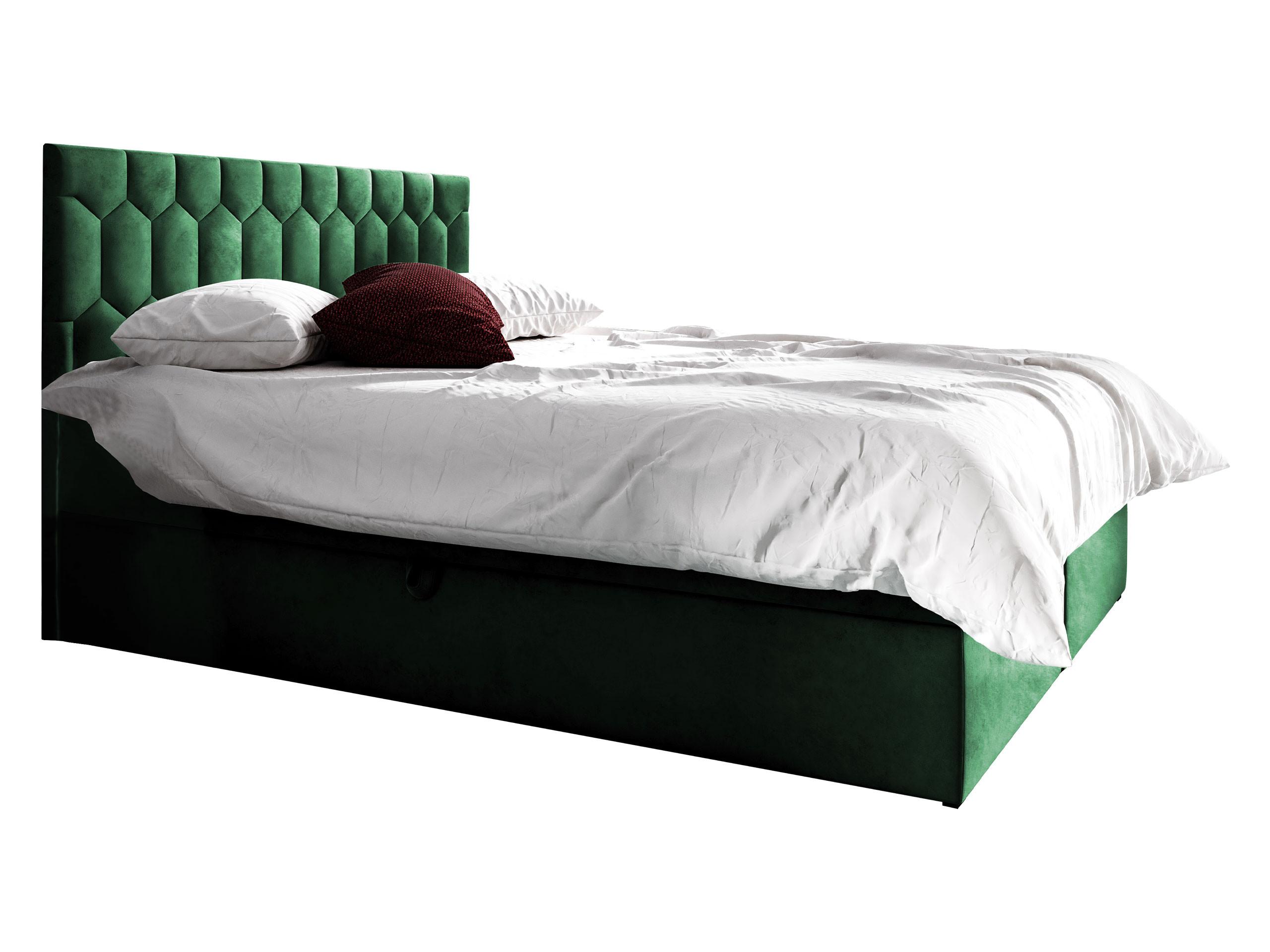 BOXBETT Top M24 - H3 - Grün, Holz (160/200cm) - MIRJAN24