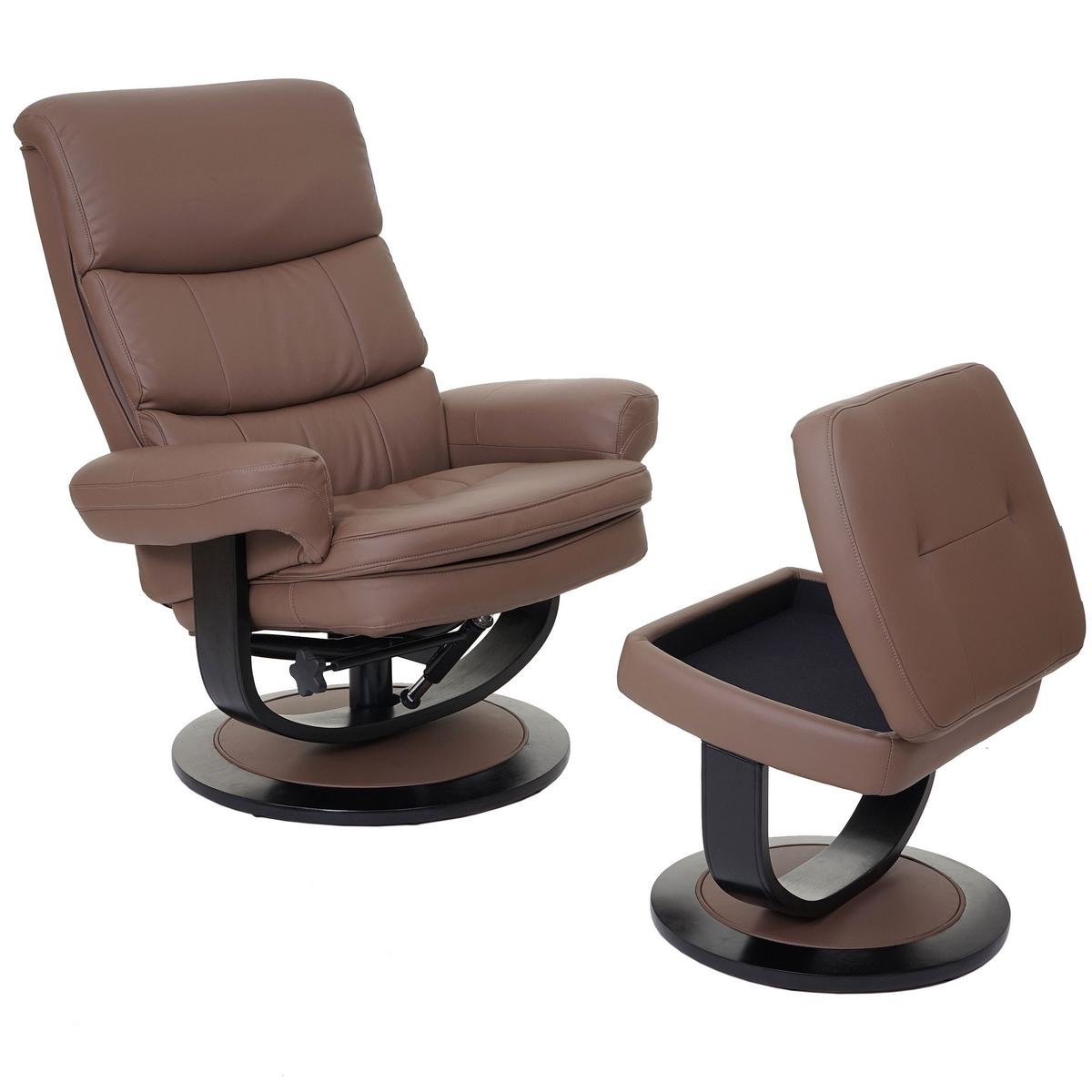 RELAXSESSEL Braun - Braun, Textil (84/107/120cm) - MCW