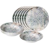 PIZZA- & PASTA-SET Luigi bunt 12-tlg. - Multicolor, Keramik (2/2/2cm) - Ritzenhoff Breker