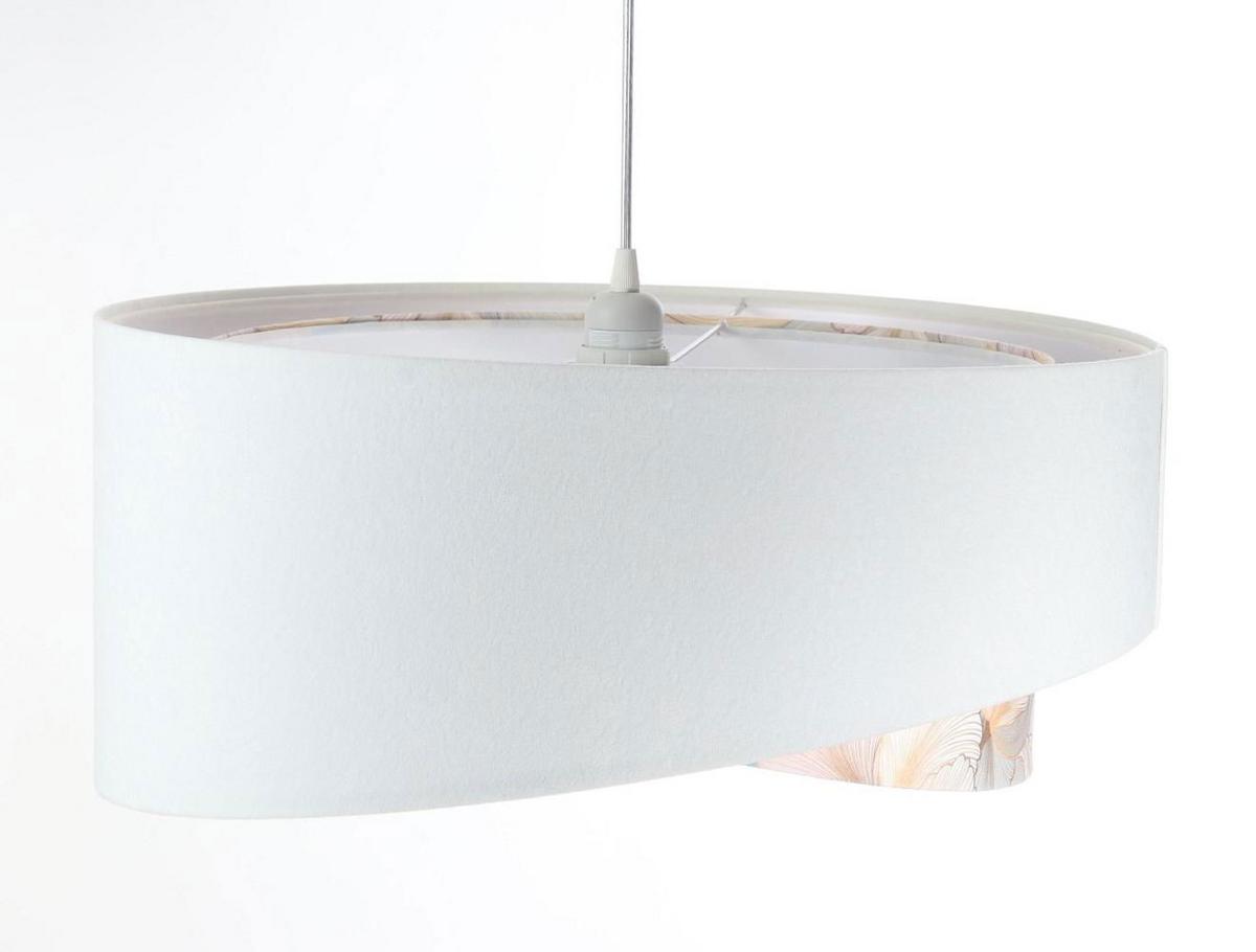 HÄNGELEUCHTE Weiß 50/23 cm - Pink, Kunststoff (50/1.3/23cm) - ONZENO