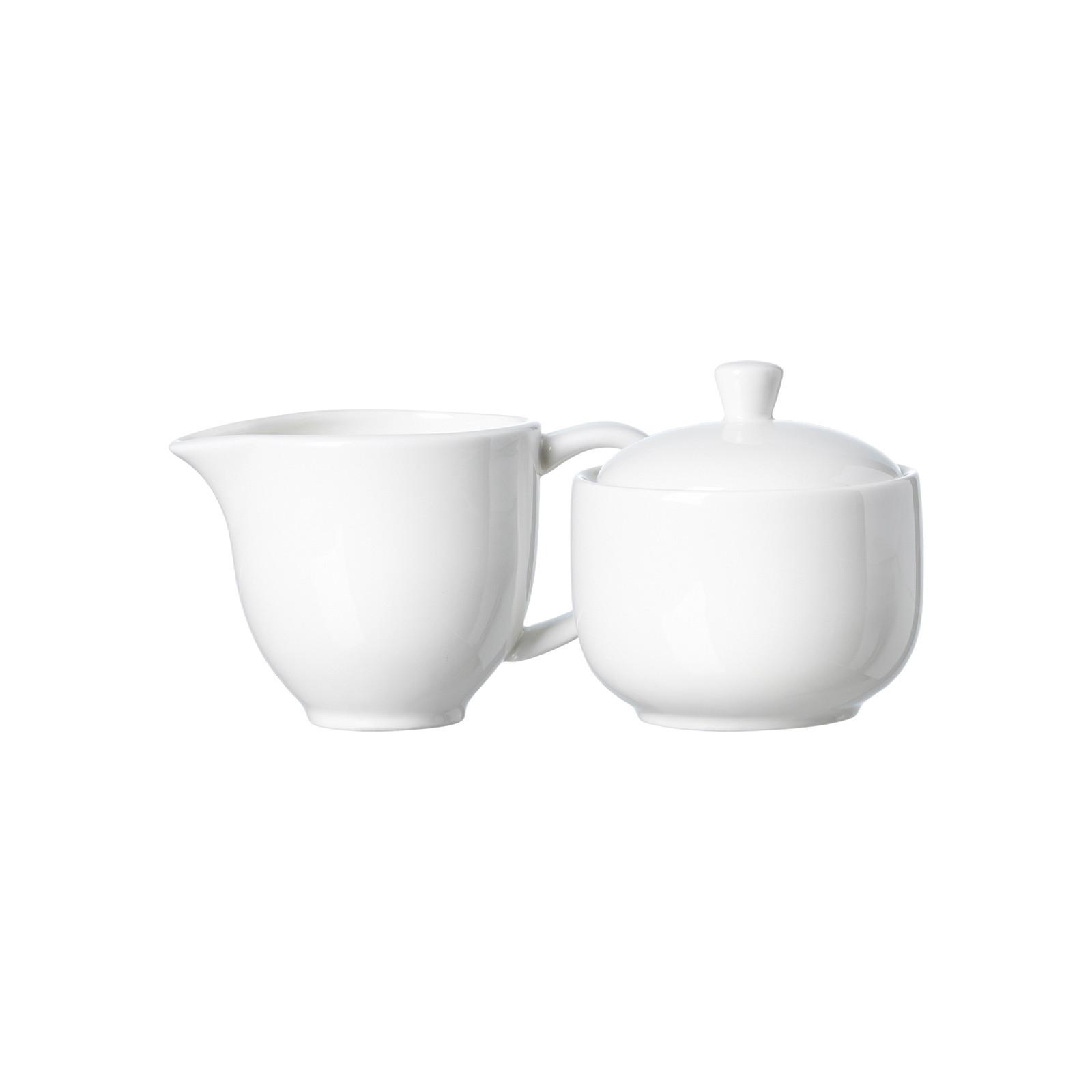 MILCH & ZUCKER-SET Skagen weiß 2-tlg. - Weiß, Keramik (1/2cm) - Ritzenhoff Breker
