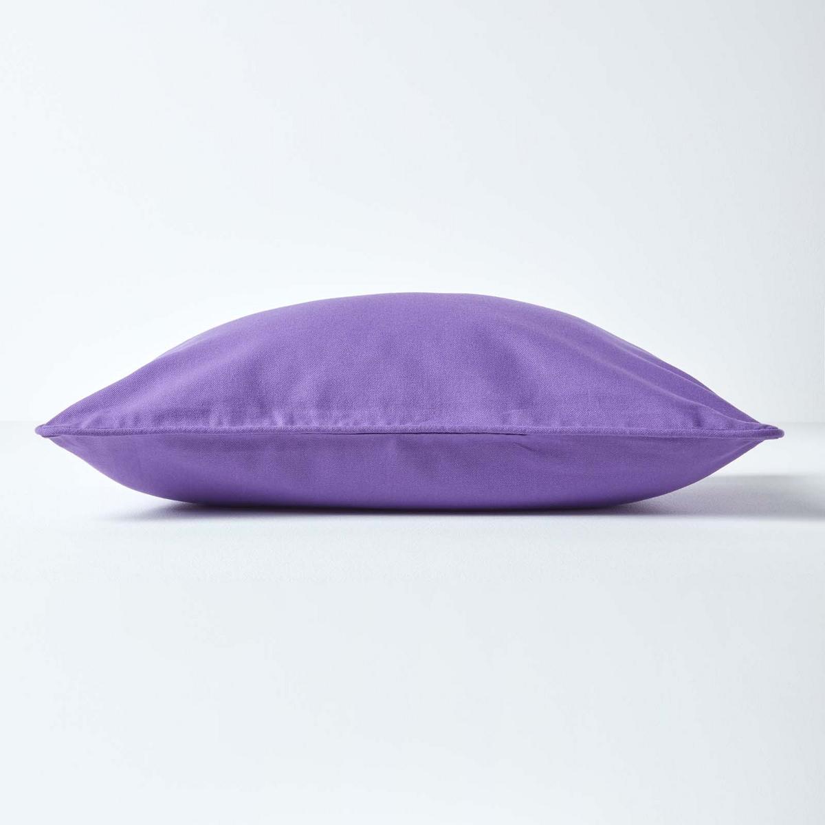KISSENHÜLLE lila 45/45 cm, 100% Baumwolle - Lila, Textil (45/45cm) - Homescapes