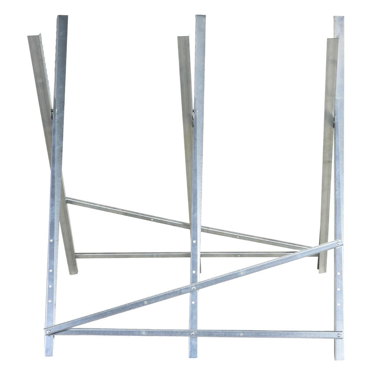 KETTENSÄGEBOCK, Sägebock, Silber - Silberfarben, Metall (83/83/79cm) - DURHAND