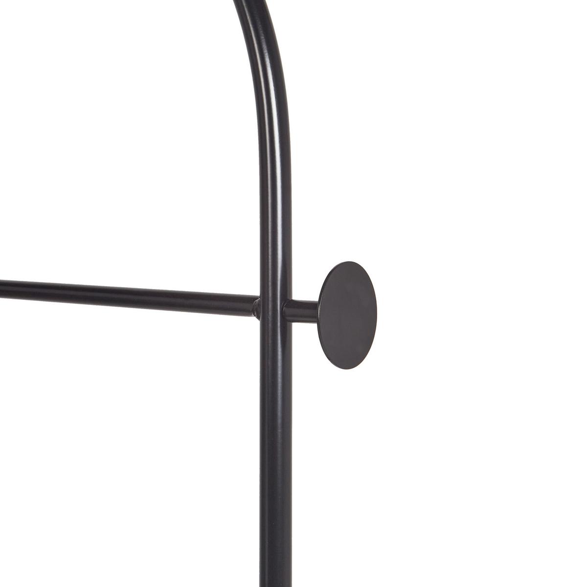 KLEIDERSTÄNDER Metall schwarz 174 cm Hardin - Schwarz, Metall (60/174/33cm) - Beliani