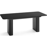 ESSTISCH Riven rechteckig ausziehbar verlängerbar mit Butterfly-Auszug, Schwarz 180-276/90/76 cm - Schwarz, Holzwerkstoff/Metall (90/276/76cm) - WFL GROUP