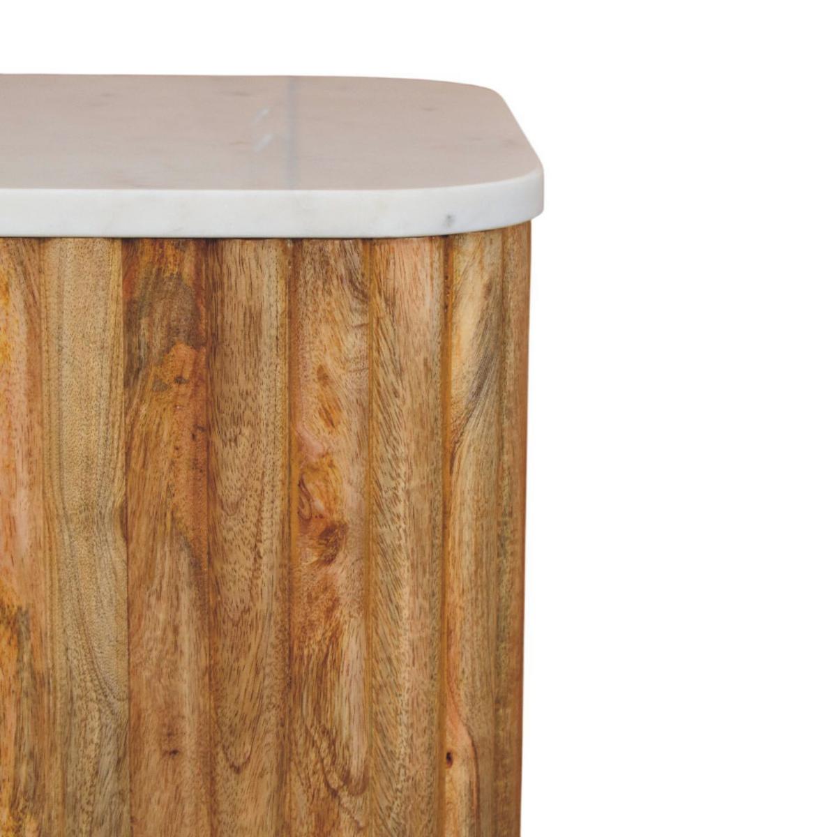 BEISTELLTISCH mit Amber-Eichen-Finish, Platz auf der Tischplatte, braun - Braun, Holz/Naturmaterialen (36/36/51cm) - Artisan Furniture