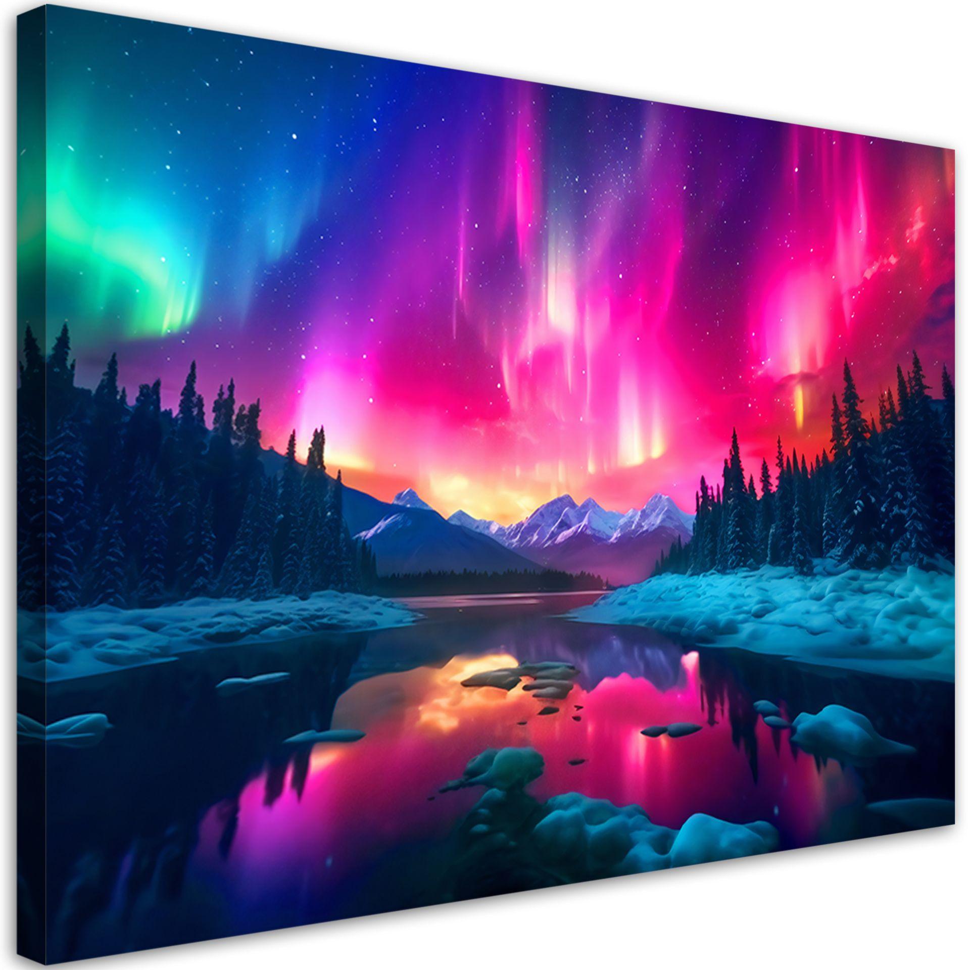 KUNSTDRUCK Lila 100/70 cm - Lila, Textil (100/70cm) - KUNSTLOFT