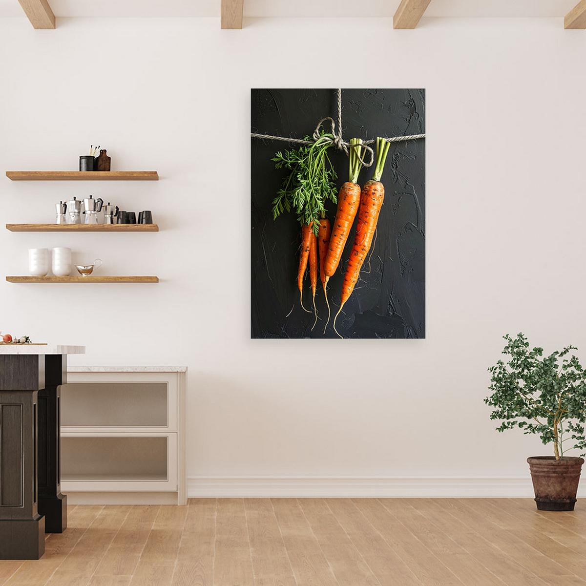 LEINWANDBILD Essen & Trinken 20x30cm - Orange, Textil (20/30cm) - Feeby