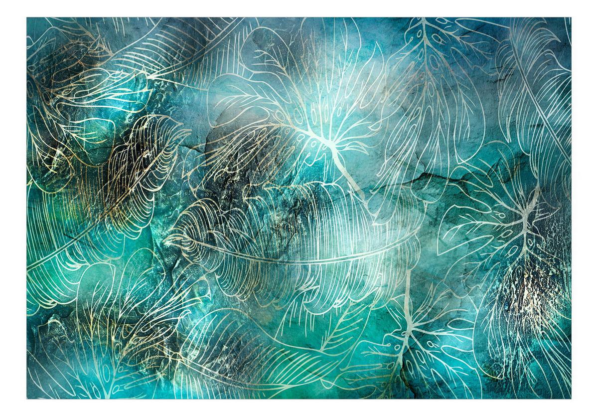 SELBSTKLEBENDE FOTOTAPETE 245/175 cm - Türkis, Kunststoff/Textil (245/1cm) - KUNSTLOFT
