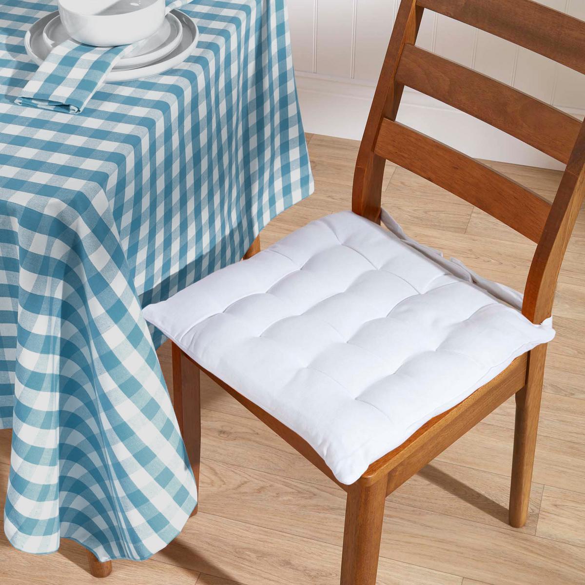 STOFFSERVIETTEN Vichy-Karo blau, 4er-Set 45/45 cm - Blau, Textil (45/45cm) - Homescapes