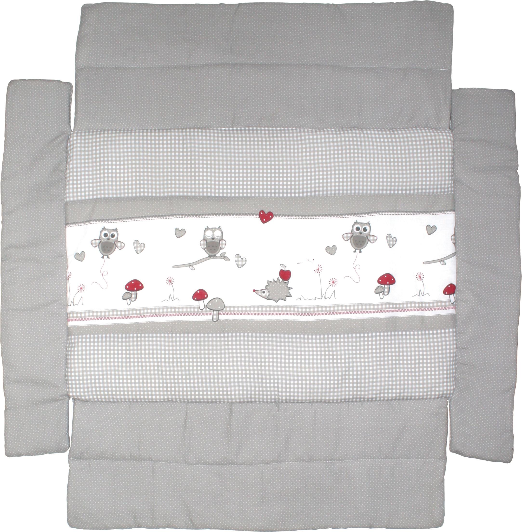 LAUFGITTEREINLAGE Adam & Eule - Grau, Textil (96/18/96cm) - Roba