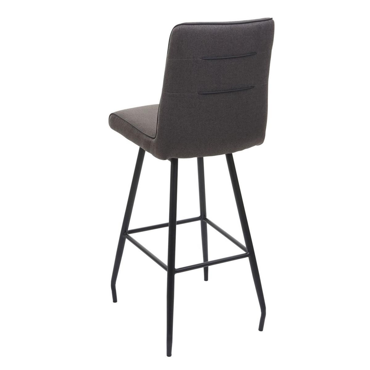 BARHOCKER Grau, Braun - Braun/Grau, Metall (41/111/51cm) - MCW