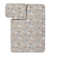 BABY Bambus-Bettwäsche Wale - Cappuccino, Textil (90/120cm) - waldin