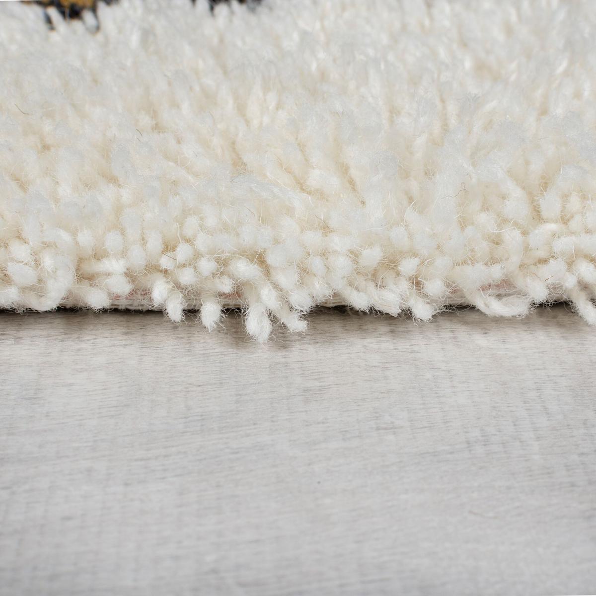 WOLLTEPPICH BRUE, mit Rautenmuster, Bunt, 160 x 230 cm - Multicolor, Textil (230/160cm) - KADIMA DESIGN