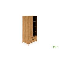 KLEIDERSCHRANK PAUL Wildeiche - Wildeiche, Holz (95/188/60cm) - byoak