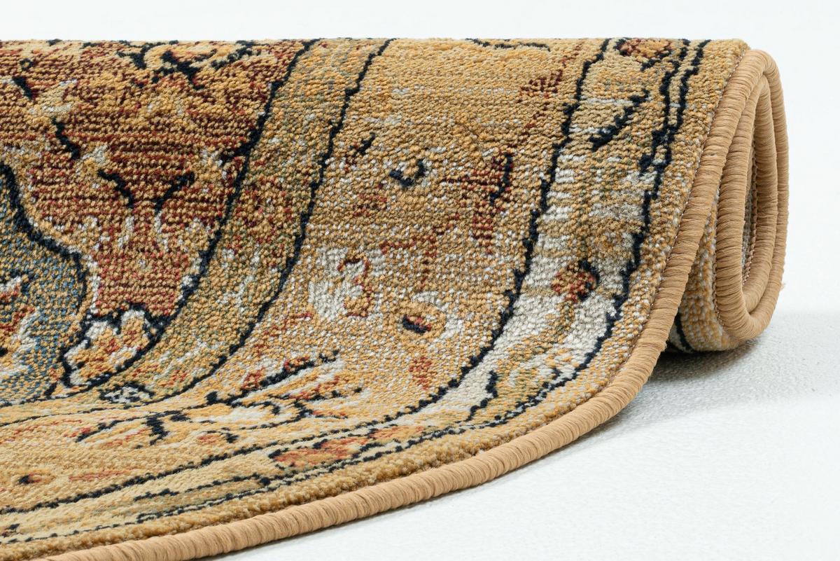 WEBTEPPICH Gabiro 208 240x240 cm - Beige, Textil (240/240cm) - THEKO