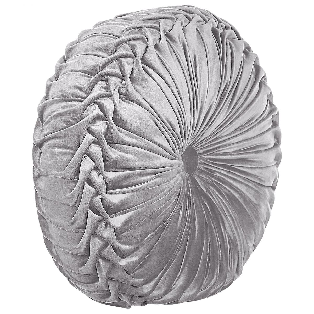 DEKOKISSEN 2er-Set Grau 40/40 cm Udala - Grau, Textil (40/40cm) - Beliani