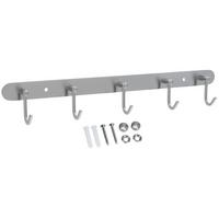 GARDEROBENLEISTE 38.1/5.5/5.5 cm - Silberfarben, Metall (5.5/5.5/38.1cm) - Intirilife
