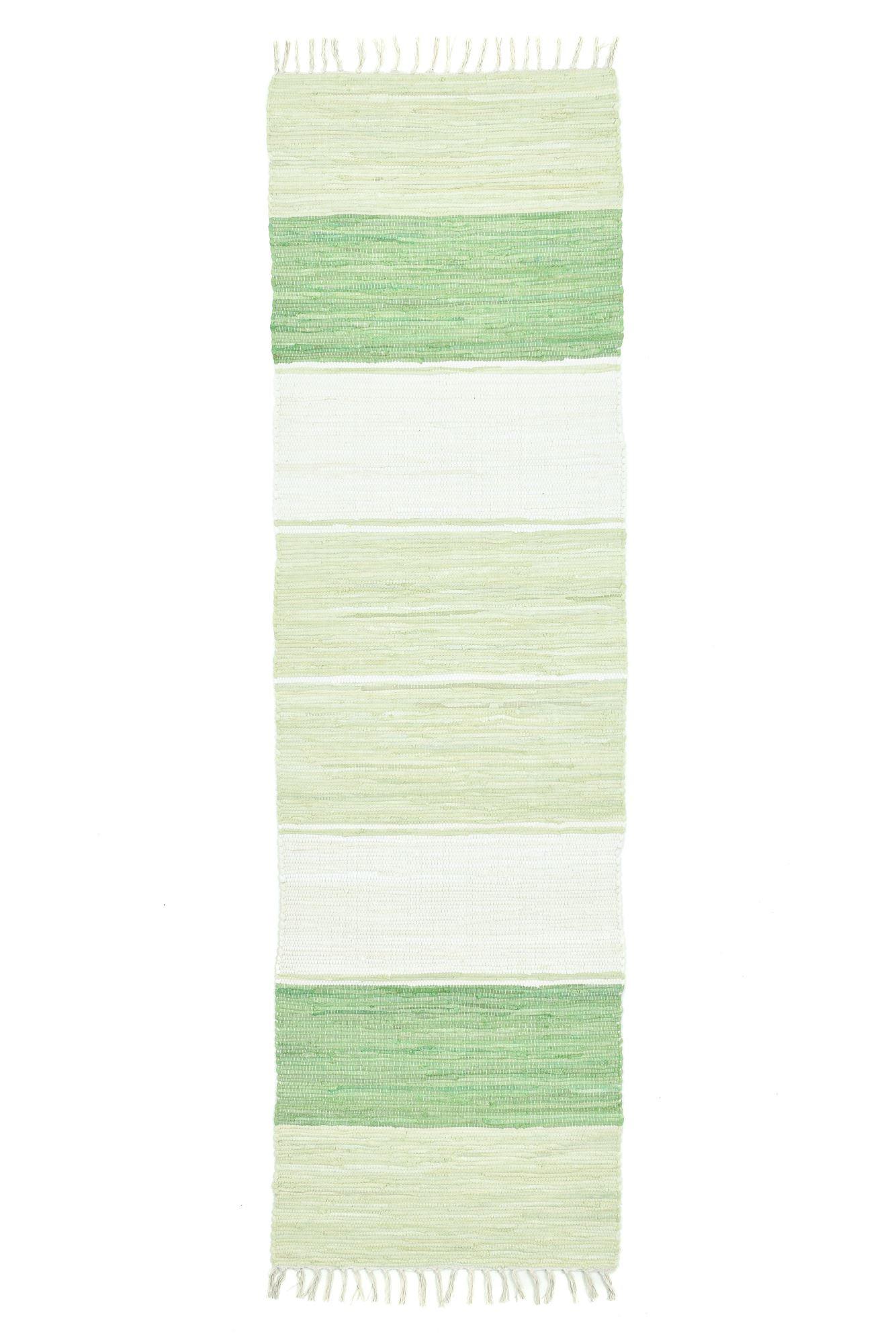 FLECKERLTEPPICH Happy Design 70x250 cm - Grün, Textil (70/250cm) - THEKO