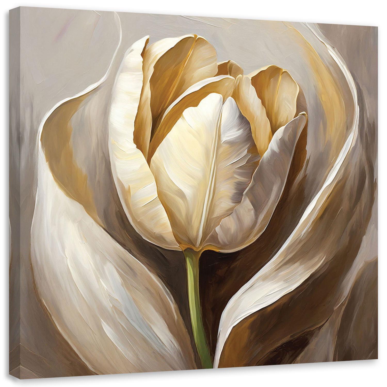 KUNSTDRUCK Gold 40/40 cm - Goldfarben, Textil (40/40cm) - KUNSTLOFT