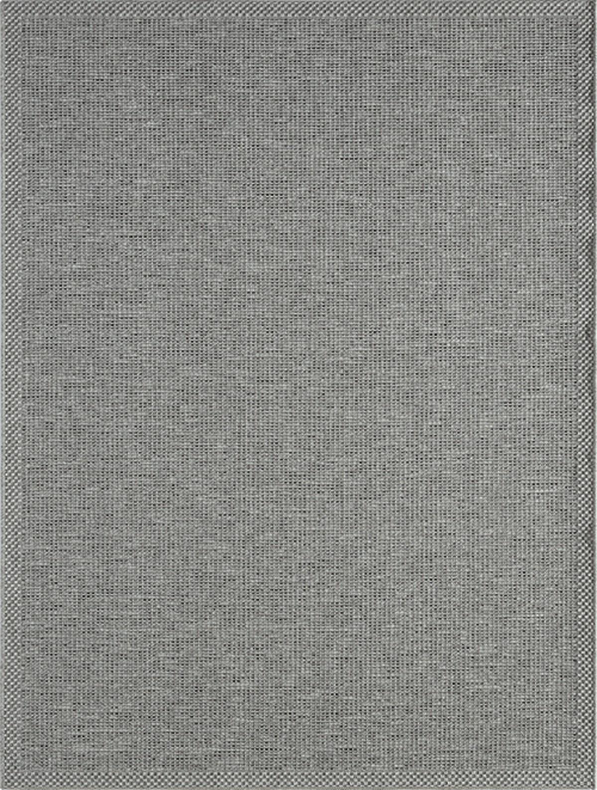 TEPPICHLÄUFER Uni ESERA Polypropylen Grau 67 x 180 cm - Grau, Textil (67/180cm) - KADIMA DESIGN
