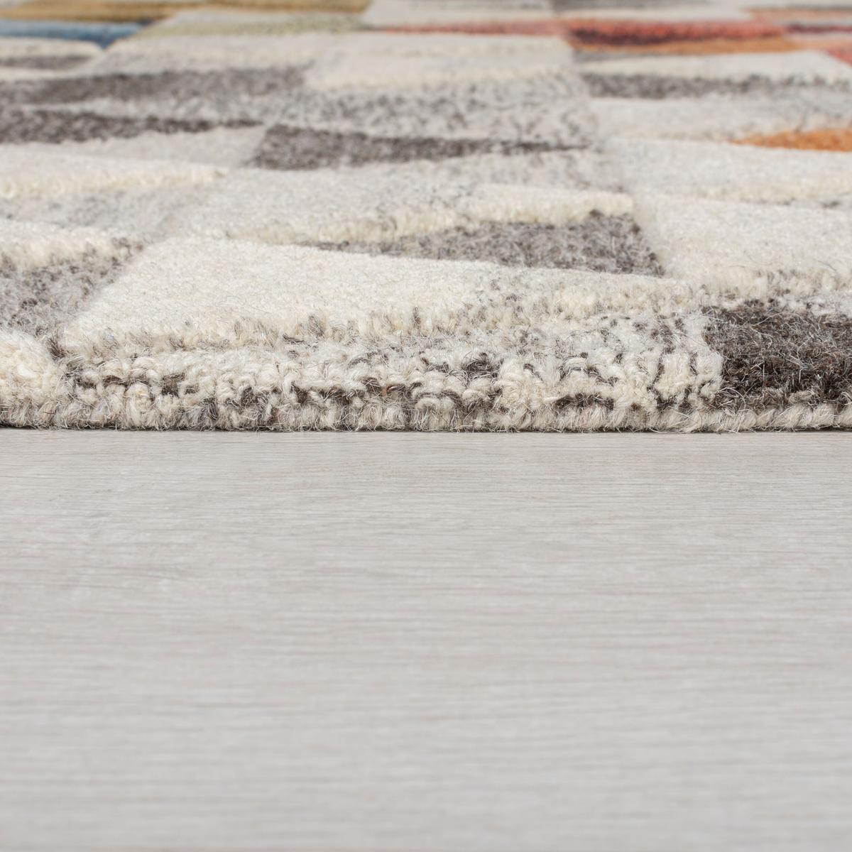 WOLLTEPPICH ESK, geometrisch, Bunt, 60 x 230 cm - Multicolor, Textil (230/60cm) - KADIMA DESIGN