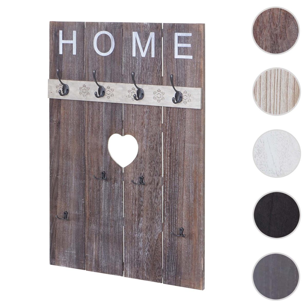 WANDGARDEROBE HOME SHABBY-LOOK Braun - Braun, Holz (60/91/8cm) - MCW