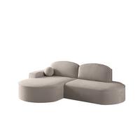 ECKSOFA Girona Mit Schlaffunktion - Hellgrau, Holzwerkstoff/Textil (278/179cm) - Fun Möbel