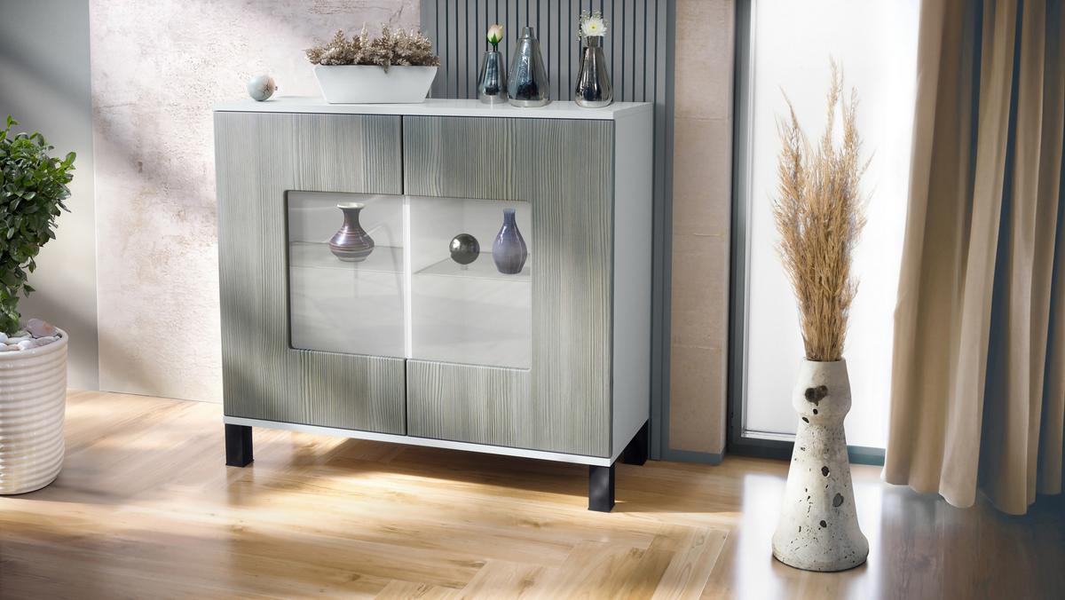 KOMMODE Grömitz Avola-Anthrazit - Anthrazit, Holzwerkstoff (92.5/84.5/35cm) - Vladon