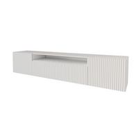 LOWBOARD NOA-2-W 200x40x41 cm - Weiß - Weiß, Holzwerkstoff (200/40/41cm) - ALTDECOR