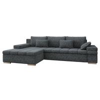 ECKSOFA Bangkok, Seite: Links - Greige/Silberfarben, Holz/Textil (310/175cm) - MIRJAN24