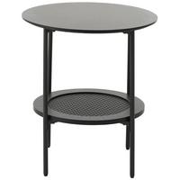 BEISTELLTISCH Mogest 50 cm - Dunkelbraun, Holzwerkstoff/Metall (50/50/50cm) - Selsey
