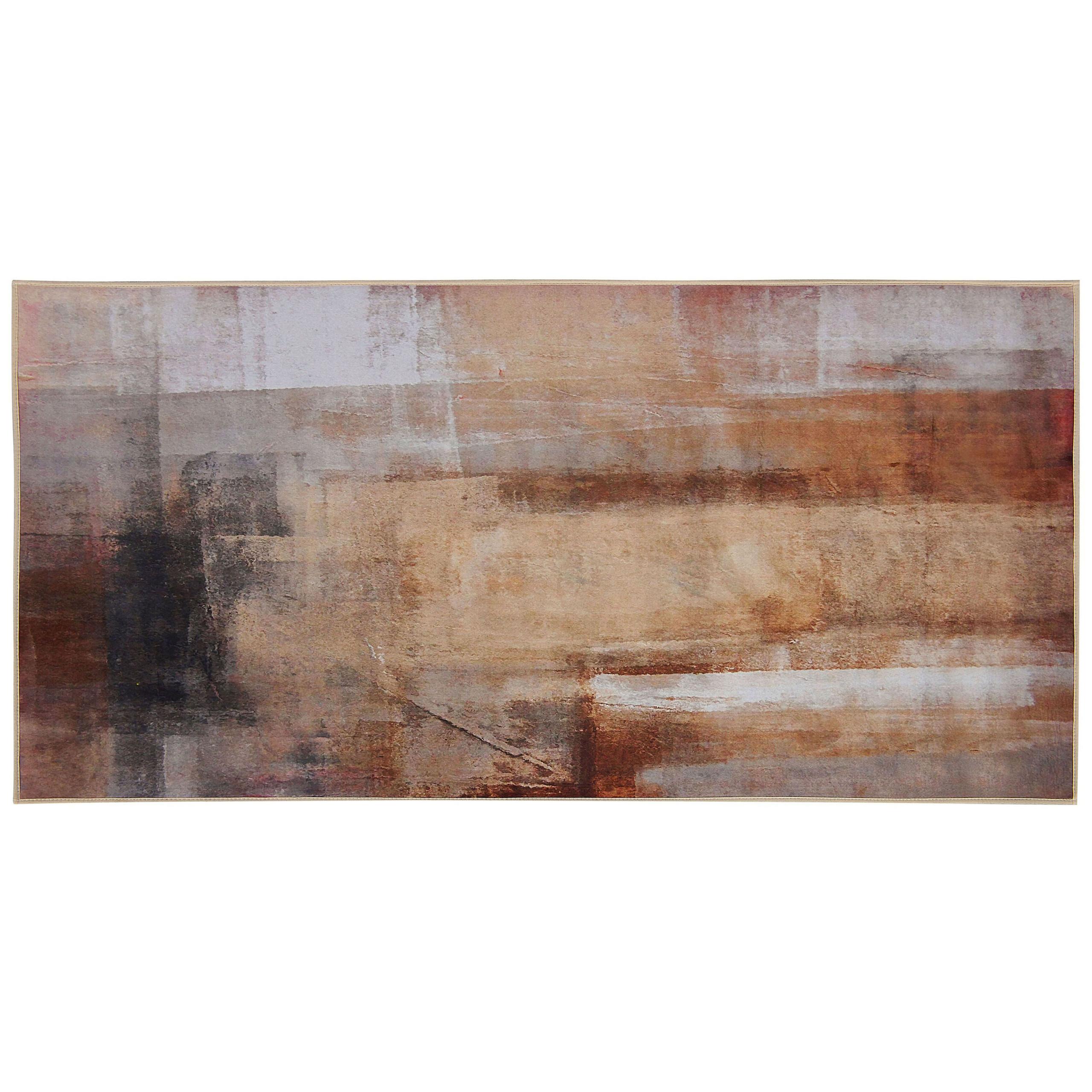 KURZFLOR-TEPPICH Trabzon 150/80 cm - Multicolor, Kunststoff (80/150cm) - Beliani