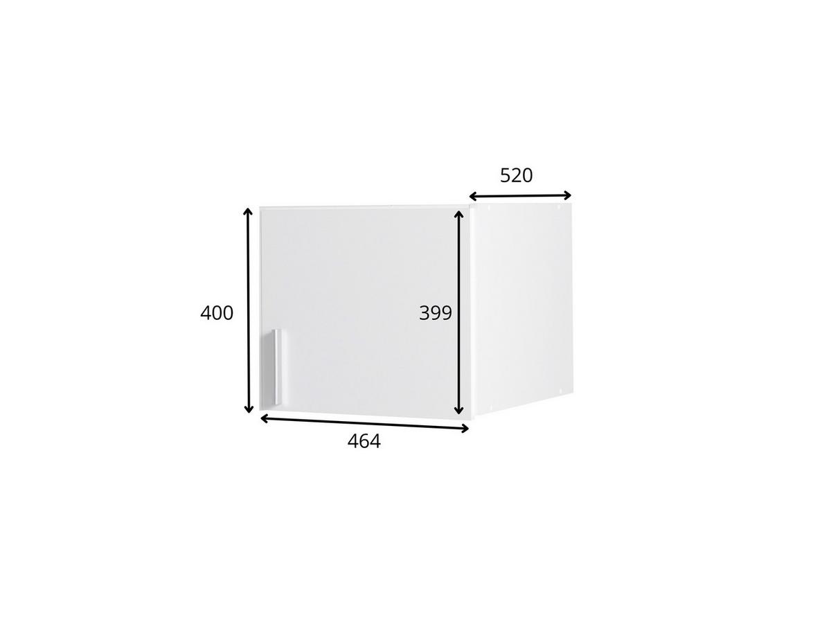 SCHRANKAUFSATZ Eiche Wellington, Graphit 45/40/54 - Eichefarben/Graphitfarben, Holzwerkstoff (45/40/54cm) - RAUMHIRSCH FURNITURE