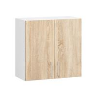 HÄNGESCHRANK Weiß, Eiche Sonoma 58/60/30,5 - Weiß/Eiche Artisan, Holzwerkstoff (60/58/30.5cm) - RAUMHIRSCH FURNITURE