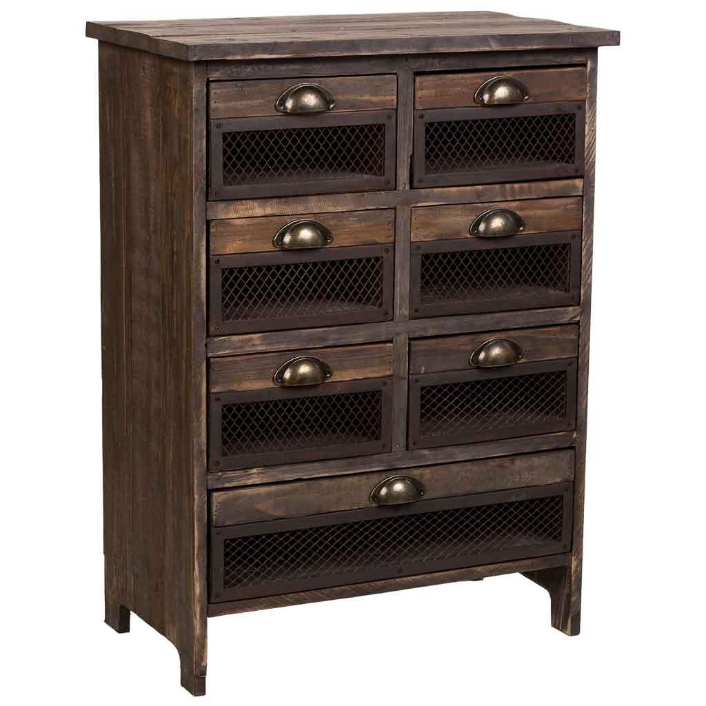KOMMODE aus Holz, braun, 59x34x81cm - Braun, Holz (59/80.5/34cm) - Wanderlust