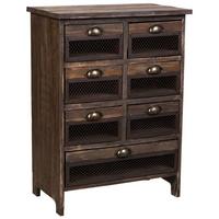 KOMMODE aus Holz, braun, 59x34x81cm - Braun, Holz (59/80.5/34cm) - Wanderlust