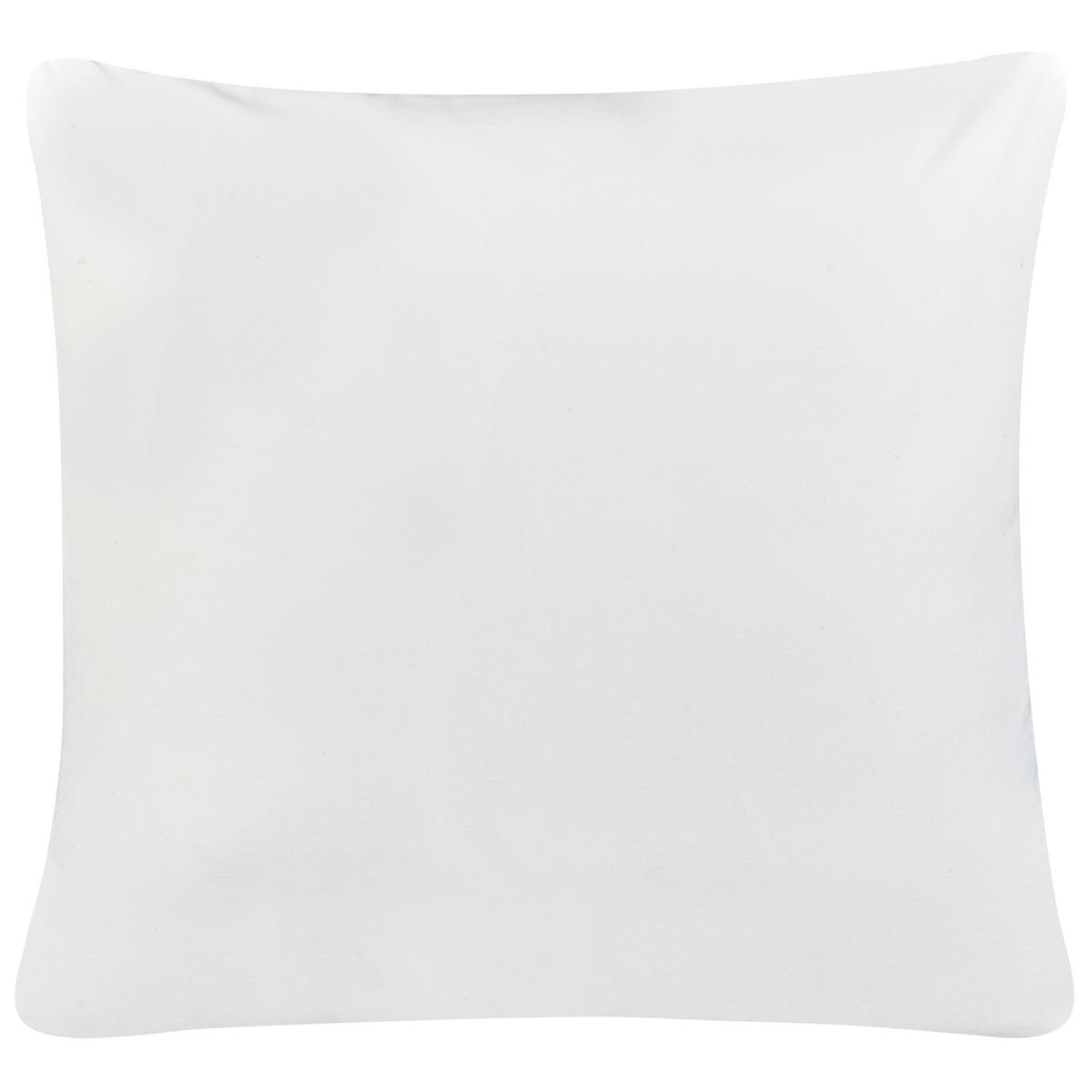 GARTENKISSEN 2er-Set Purpur 45/45 cm Tvista - Violett/Weiß, Textil (45/12/45cm) - Beliani