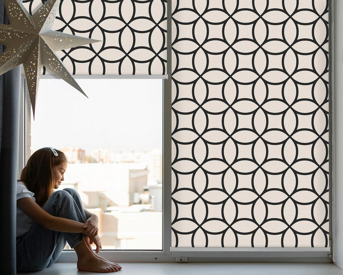 INNENROLLO - Fensterrollo - Rollo - 130x140 cm - Verschachtelung - Weiß, Kunststoff (130/140/0.5cm) - TULUP