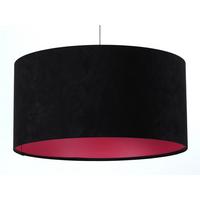 HÄNGELEUCHTE Rosa 60/30 cm - Pink/Schwarz, Kunststoff (60/1.1/30cm) - ONZENO