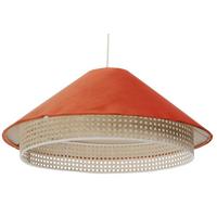 HÄNGELEUCHTE Orange 60/25 cm - Orange, Kunststoff (60/1.3/25cm) - ONZENO