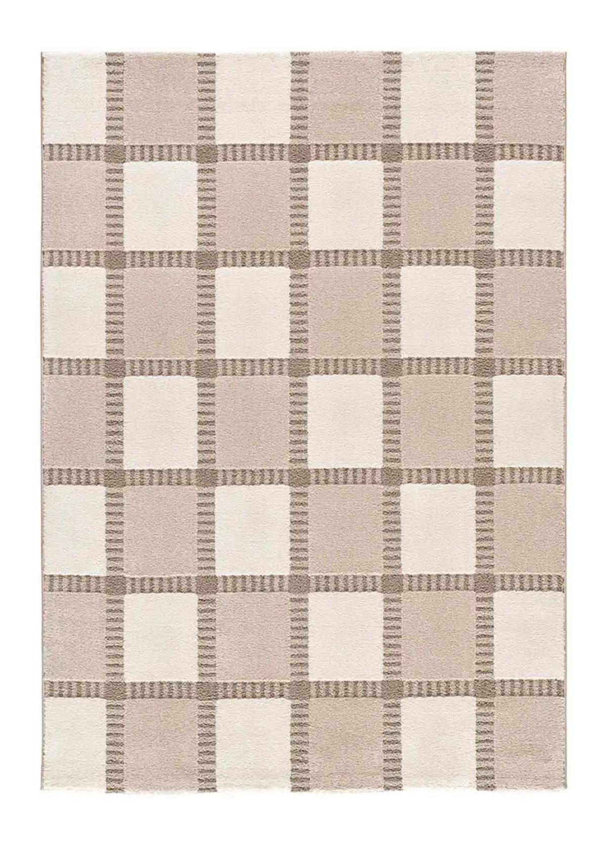 KURZFLORTEPPICH Beige / Weiß Candela 80/150 cm - Beige/Weiß, Textil (80/150cm) - Atticgo