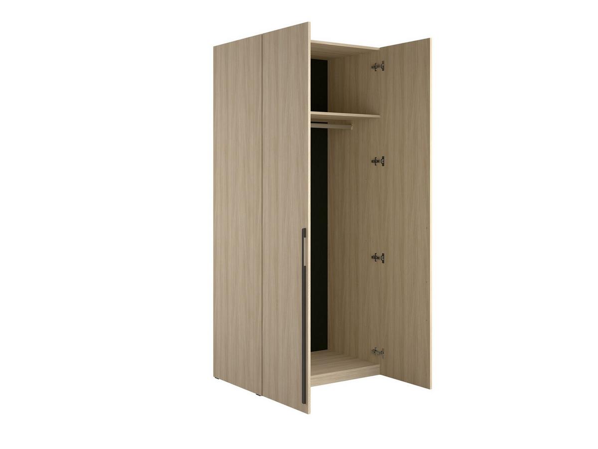 DREHTÜRENSCHRANK FERYN 90,5/207,5/58cm 2-türig Sonoma Eiche - Sonoma Eiche, Holzwerkstoff (90.5/207.5/58cm) - MASSENO
