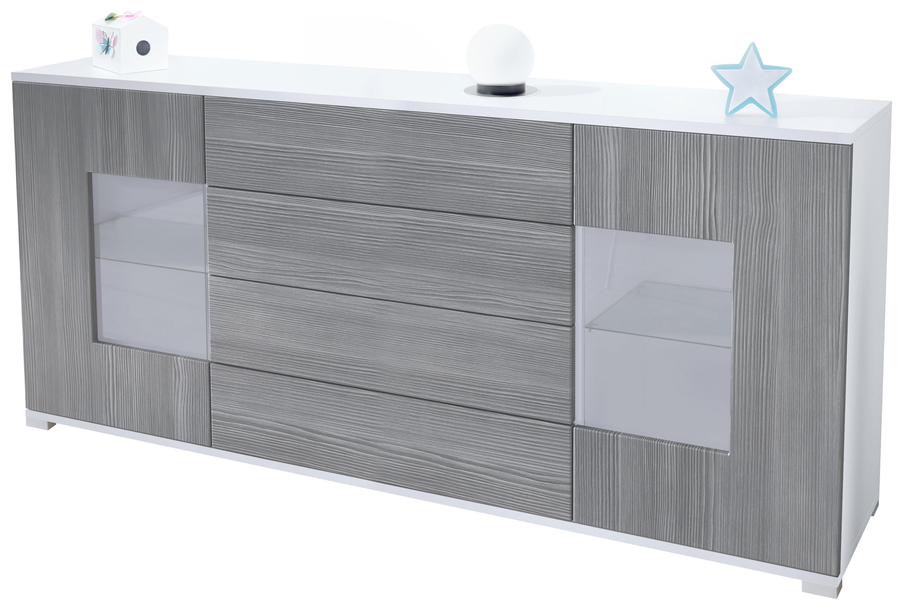 SIDEBOARD Grömitz Avola-Anthrazit - Anthrazit, Holzwerkstoff (166.5/75.5/35cm) - Vladon