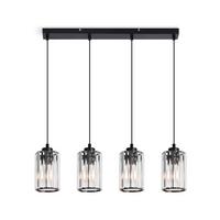 PENDELLEUCHTE Marshall 58/5/140 cm - Schwarz, Metall (5/58/140cm) - Nettlife