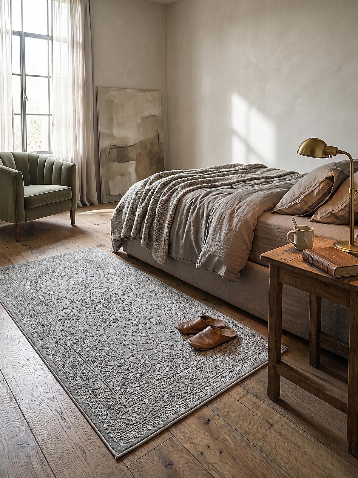 TEPPICHLÄUFER Uni KASOS Polyester Creme 80 x 300 cm - Beige, Textil (80/300cm) - KADIMA DESIGN
