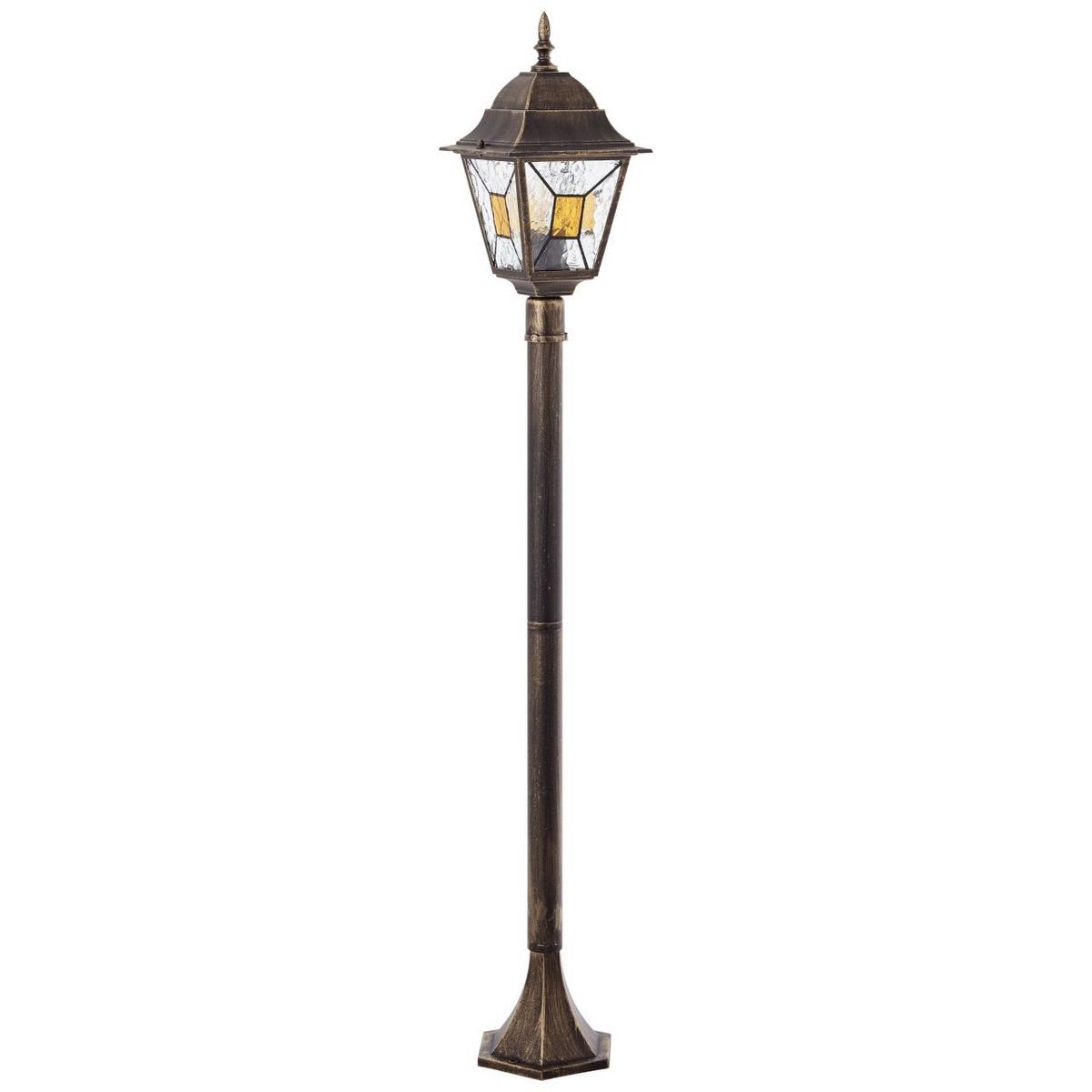 AUSSENSTANDLEUCHTE Janel 90984A86 - Schwarz, Metall (18/18/116cm) - Brilliant