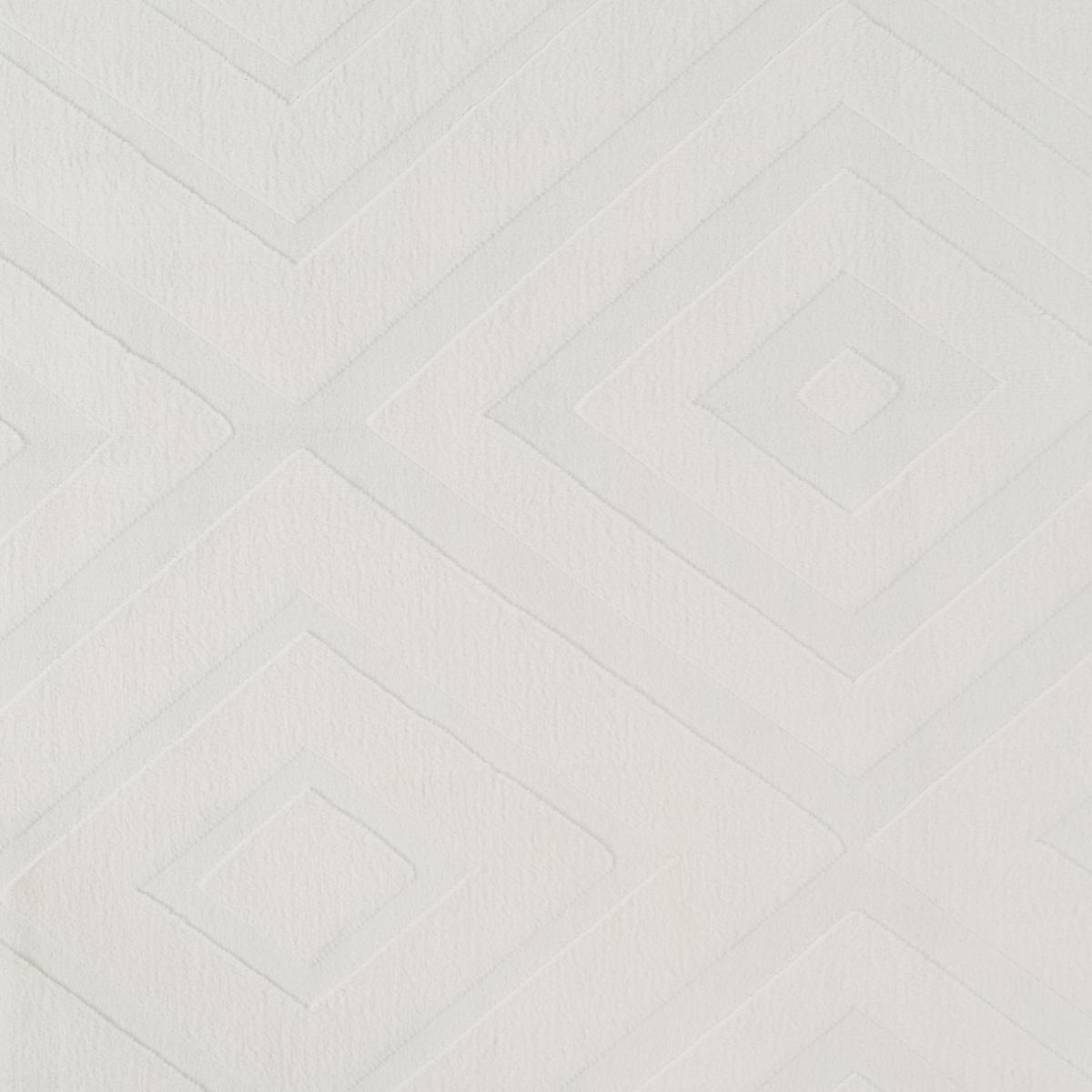 TEPPICH Cremeweiß 80/300 cm Borah - Creme/Weiß, Textil (80/300cm) - Beliani