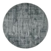 VISKOSETEPPICH Star 150x150 cm - Türkis, Textil (150/150cm) - THEKO